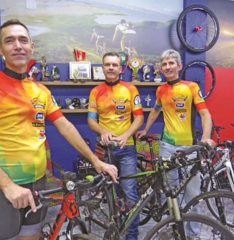 || Ciclistas rondonenses Marcelo Garcia, Sérgio Mokfa e Paul Lírio Berwig  protagonistas do tour  