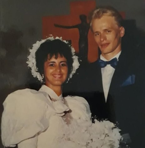 Cirley Terezinha Smaniotto e Jair Fuchs que casaram em dezembro de 1989.
Imagem: Acervo do casal - FOTO 5