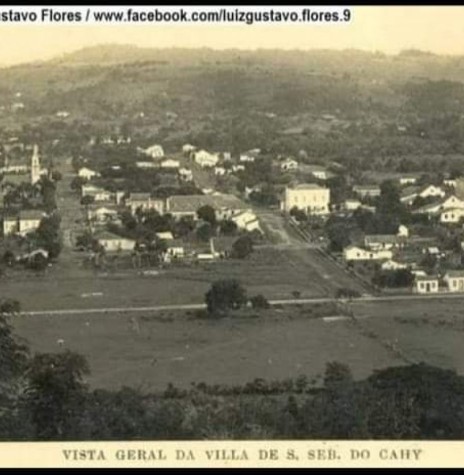 || São Sebastião do Cai, terra natal do rondonense Alceu Strey, na década de 1920.
Imagem: Acervo Luiz Gustavo  Flores - FOTO 21 -