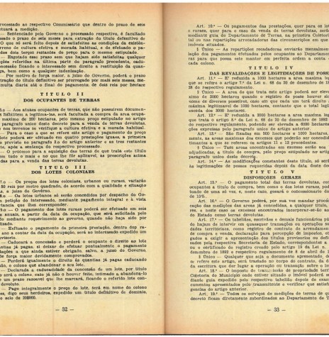 || Parte dois
 da publicação do Decreto nº 800, do Governo do Paraná, de abril de  1931.
Imagem: Acervo Arquivo Público do Paraná - FOTO 4
