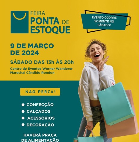 || Banner convite para a Feira Ponta de Estoque, em março de 2024.
Imagem: Acervo Acimacar - FOTO 16 - 