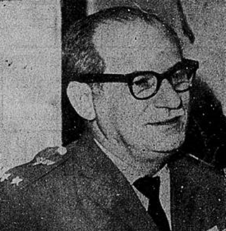 || Brigadeiro-do-Ar Mário Calmon Eppinhhaus, presidente nacional da Campanha Nacio nal de Escolas da Comunidade (CNEC), ele falecido em abril de 1972. 
Imagem: Acervo Informativo-NossoPixirum - FOTO 1 - 
