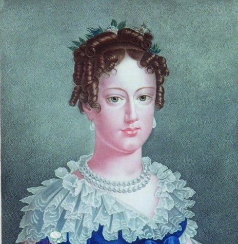 Princesa D. Leopoldina, na condição de regente  em exercício declarou a Independência do Brasil.
Imagem: Acervo Museu Imperial de Petrópolis - FOTO 3 - 

