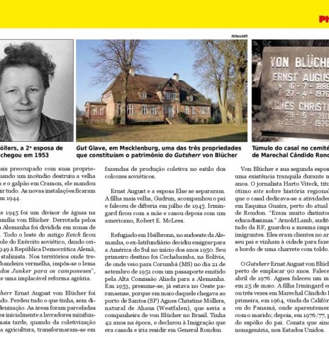 || Segunda parte da reportagem sobre o imigrante alemão von Blücher.
Imagem: Acervo da Revista - FOTO 15 - 