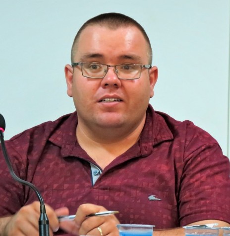 || Vereador Cleiton Freitag que renunciou a vice-presidência da Câmara Municipal de Marechal Cândido Rondon,  no começo de abril de 2019. 
Imagem: Acervo Imprensa CM-MCR - Crédito: Cristiano Marlon Viteck - FOTO 21 - 