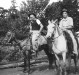 Arno  Sippert e amigo à cavalo, em 1951.