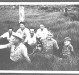 José Feiden (chapéu), Paulo Nacke (de óculos e Dr. Hippi ( menino), em  1955.