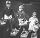 Dr. Hippi, Dieter e Matias na Páscoa de 1951,  em Ipira, SC.