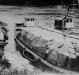 Chata de transporte de chá erva-mate, em Porto Britânia. 1960