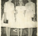 Confirmação  das adolescentes pioneiras, da esquerda a direita: Clarice von Borstel, Clausia Weirich e Carmen Koch, na Igreja Evangélica Martin Luther. 
Imagem: Acervo Clelia Regina Ritter
 
