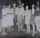 Jovens quatropontenses pioneiros, numa festa junina. 
Da esquerda a direita:  1ª - Nadir Winter, 2ª e 3ª - não identificadas;  4ª - Rita Sausen;  5ª Décio Lang, 6ª Clemente Francener (de chapéu), 7ª - ... Martini (moça de cabelo liso), 8ª - ... Becker, 9ª Salesio Becker, e 10ª - Rosana Lang. 