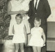Casal Nercy Koch e Arno Ervino Ritter com as filhas Clélia Regina (no colo), Dagmar  (e) e Rosiglei. 