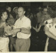Lori Koch e o imigrante alemão Heribert Hans-Joachim Gasa durante baile de Carnaval no Salão Wayhs. 
Heribert Gasa instalou a primeira ótica em Marechal Cândido Rondon. 