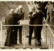 Momento após o acionamento do dispositivo de abertura das comportas do vertedouro.
Da esquerda à direita:  engenheiro Enzo Debernardi, Presidente da República, João Figueiredo, ex-presidente Ernesto Geisel, general Costa Cavalcanti, diretor-geral de Itaipu Binacional e   general Alfredo Stroessner, presidente do Paraguai.
Imagem: Acervo Wagner Dias - Foz do Iguaçu. 