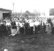 Outra vista da inauguração do primeiro pavilhão de festas da Comunidade Evangélica Martin Luther, em 1954. 