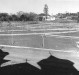 Construção da praça da sede distrital de  Porto Mendes, 1970.