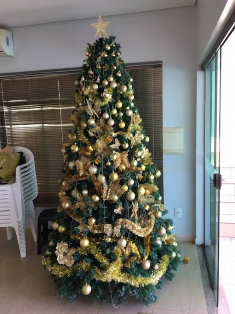 Árvore de Natal do casal de jornalistas Arno e Lorenz Kunzler. 
Imagem: Acervo do casal