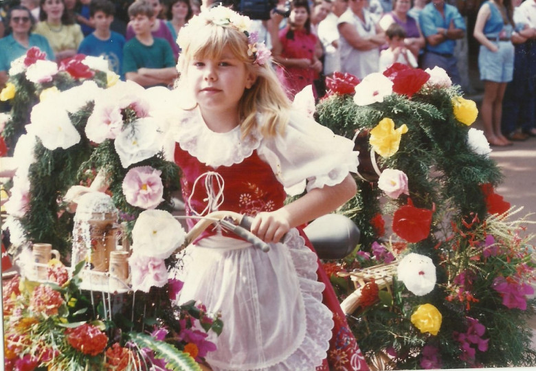 Andreia Weirich, filho de Ilo Weirich e neta de Alice (Amann) e Benno Weirich. 
Imagem: Acervo Família Weirich