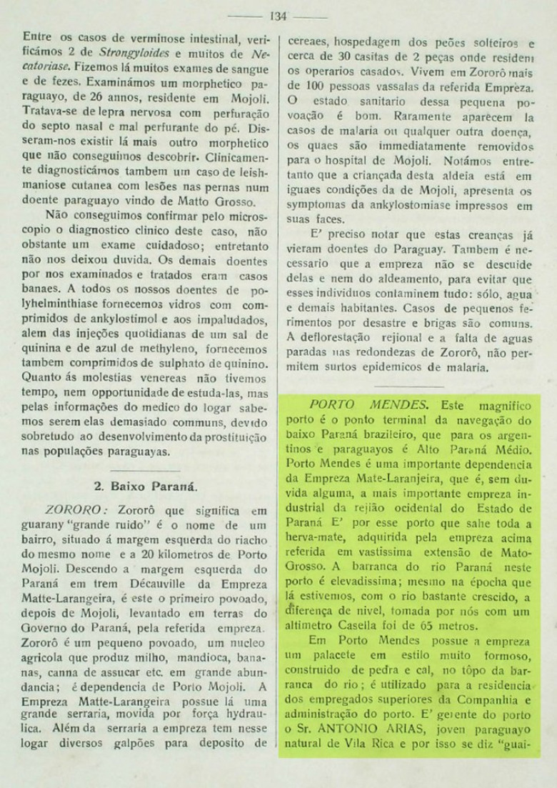 Relato detalhado sobre  empresa  e o empresário Julio Tomas Allica e sobre o vapor 