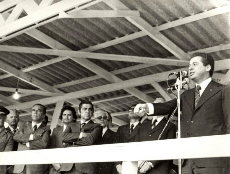 Discurso do ministro da Agricultura, Alysson Paulinelli.