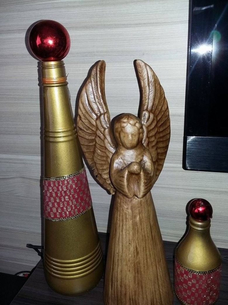 Decoração natalina na residência da professora universitária Eloise Schmitt. 
Imagem: Acervo idem 
