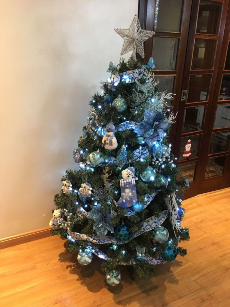 Árvore de Natal do casal Elio e Alita Rusch. 
Imagem: Acervo Tioni de Oliveira 
