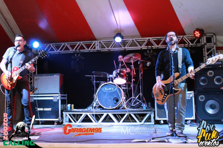 Banda Os Anônimos: Carlos Basso, Thyago e Daniel