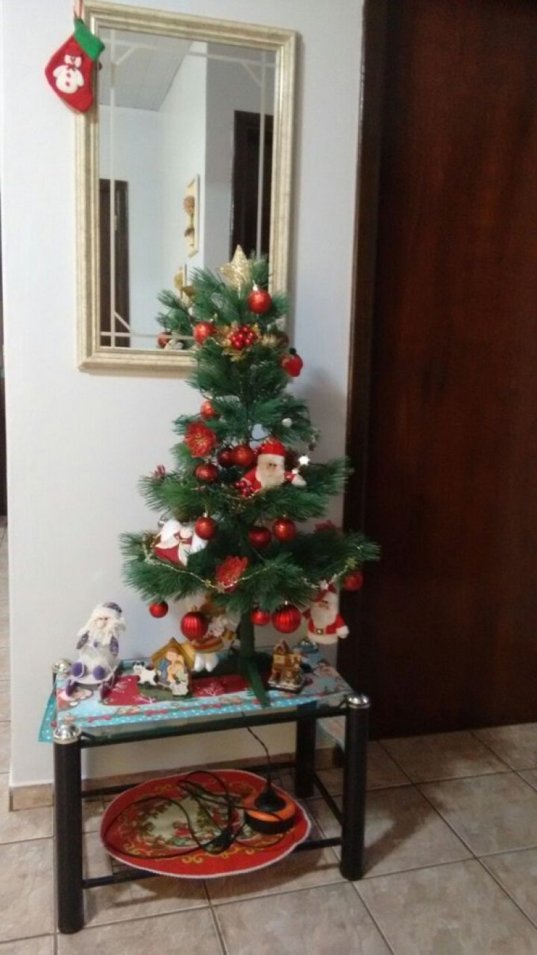 Árvore de Natal de Nilsa Port. 
Imagem: Arquivo pessoal