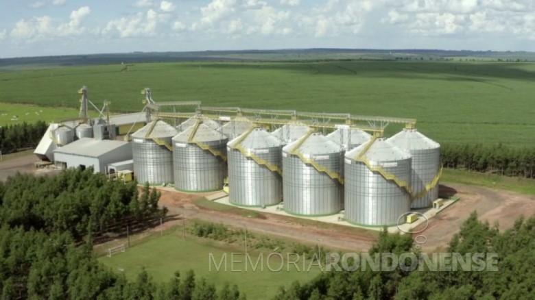 Unidade armazenadora da Cooperativa no Mato Grosso do Sul. 