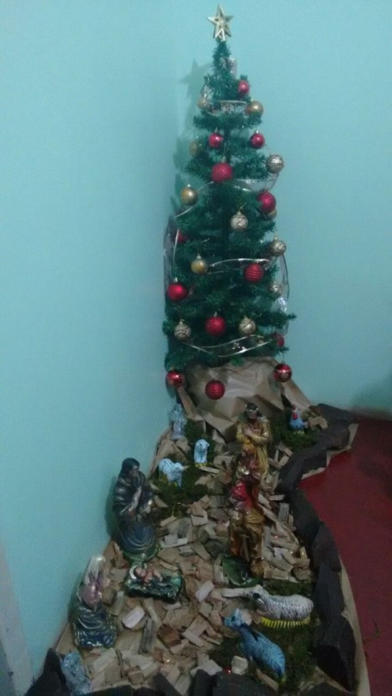 Árvore de Natal de Anita Vorpagel. 
Imagem: Acervo pessoal