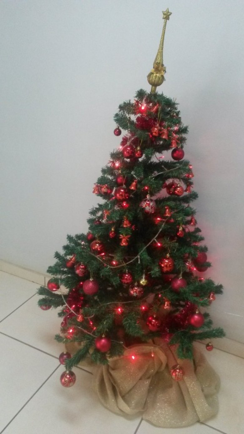 Árvore de Natal da Câmara Municipal de Marechal Cândido Rondon. 
Imagem: Acervo Memória Rondonense