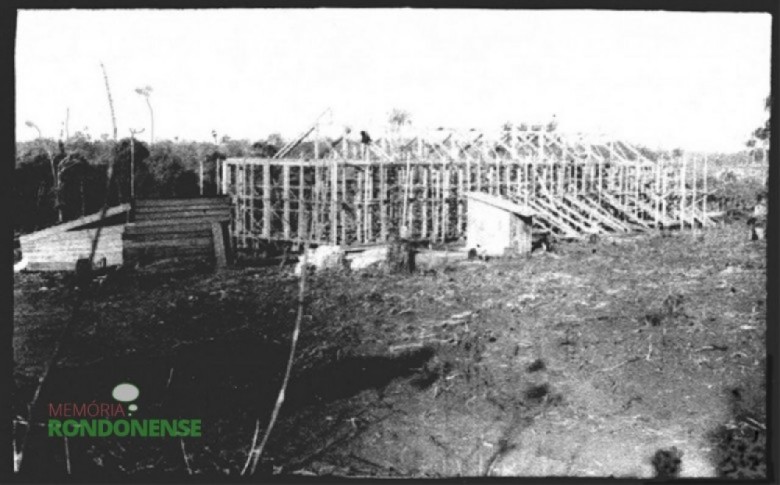 Construção da estrutura de suporte do Hospital e Maternidade Filadélfia.