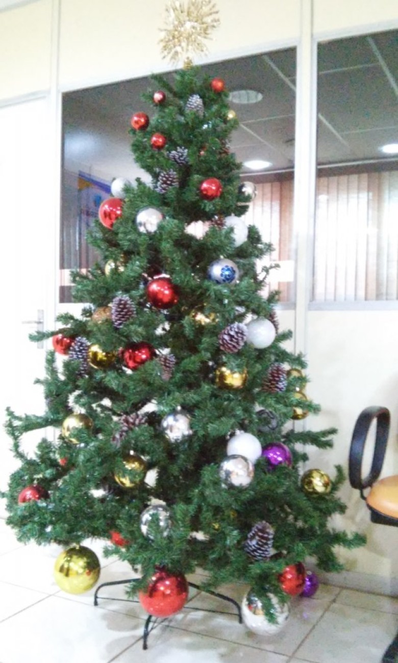 Árvore de Natal da Rádio Difusora. 
Imagem: Acervo Memória Rondonense