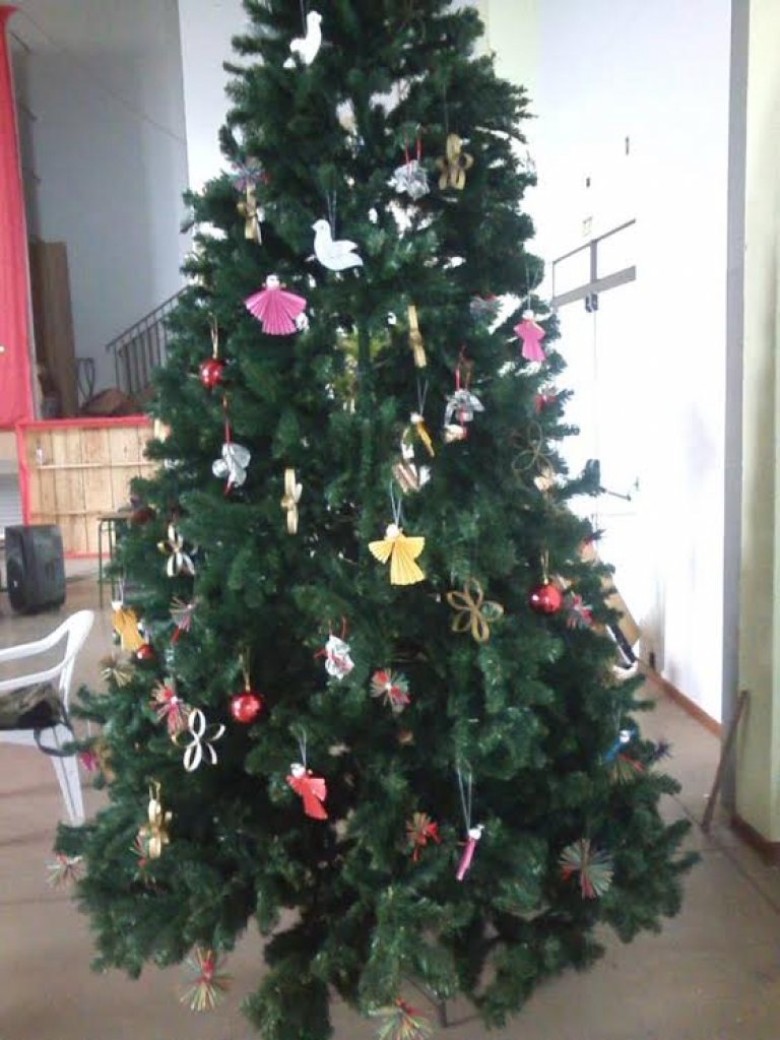 Árvore de Natal de Elizabeth Brissow. 
Imagem: Acervo pessoal 