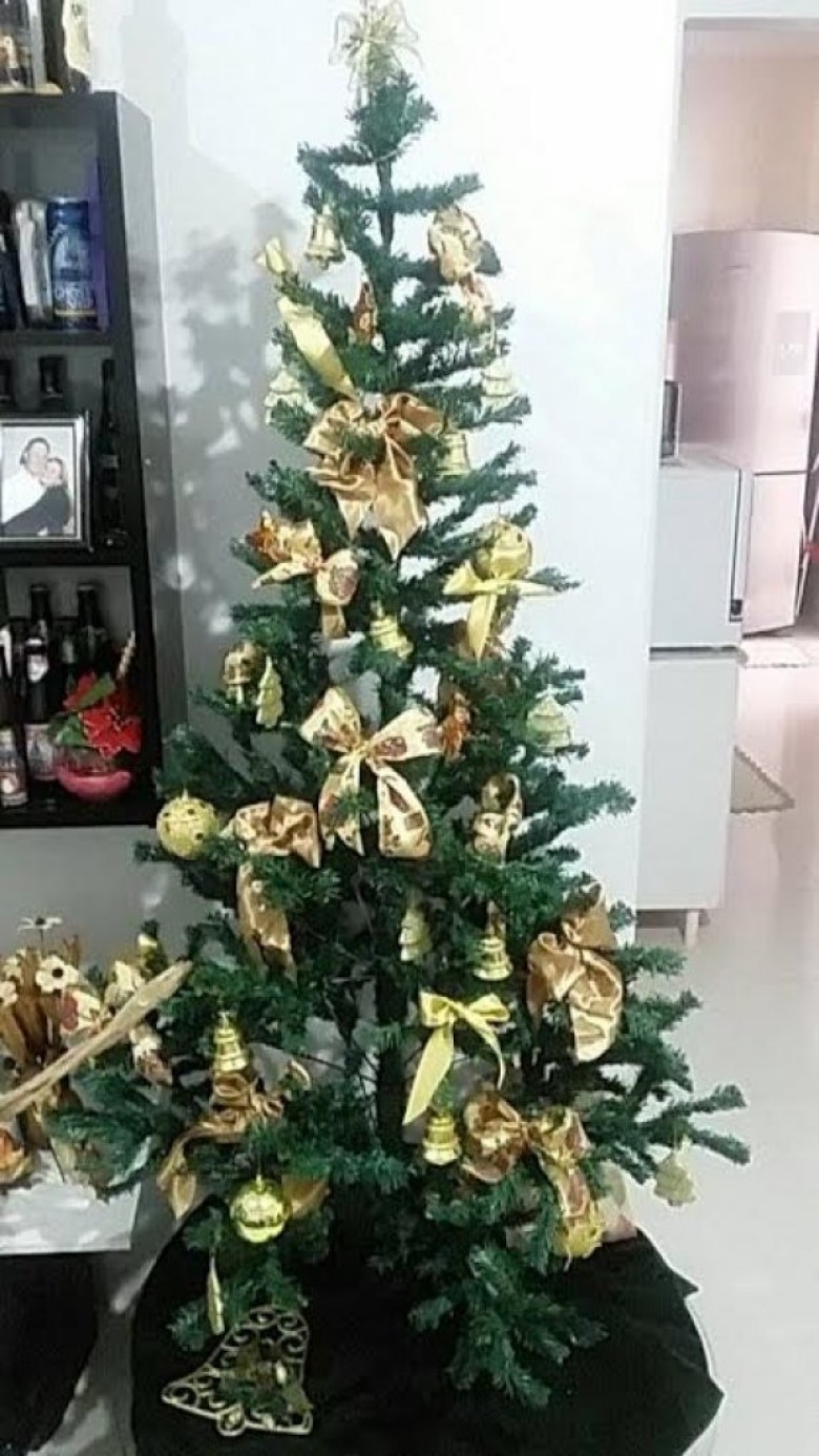Árvore de Natal do advogado Christian Guinther. 
Imagem: Acervo pessoal 