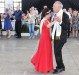 Lia Sybilla e Alfredo Neumann a 1º valsa do evento de eleição da Missae Mister 3ª Idade 2022.