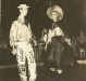 Os jovens pioneiros Orlando Miguel Sturm  e Nercy Koch em evento de Carnaval no então Salão Wayhs. 
