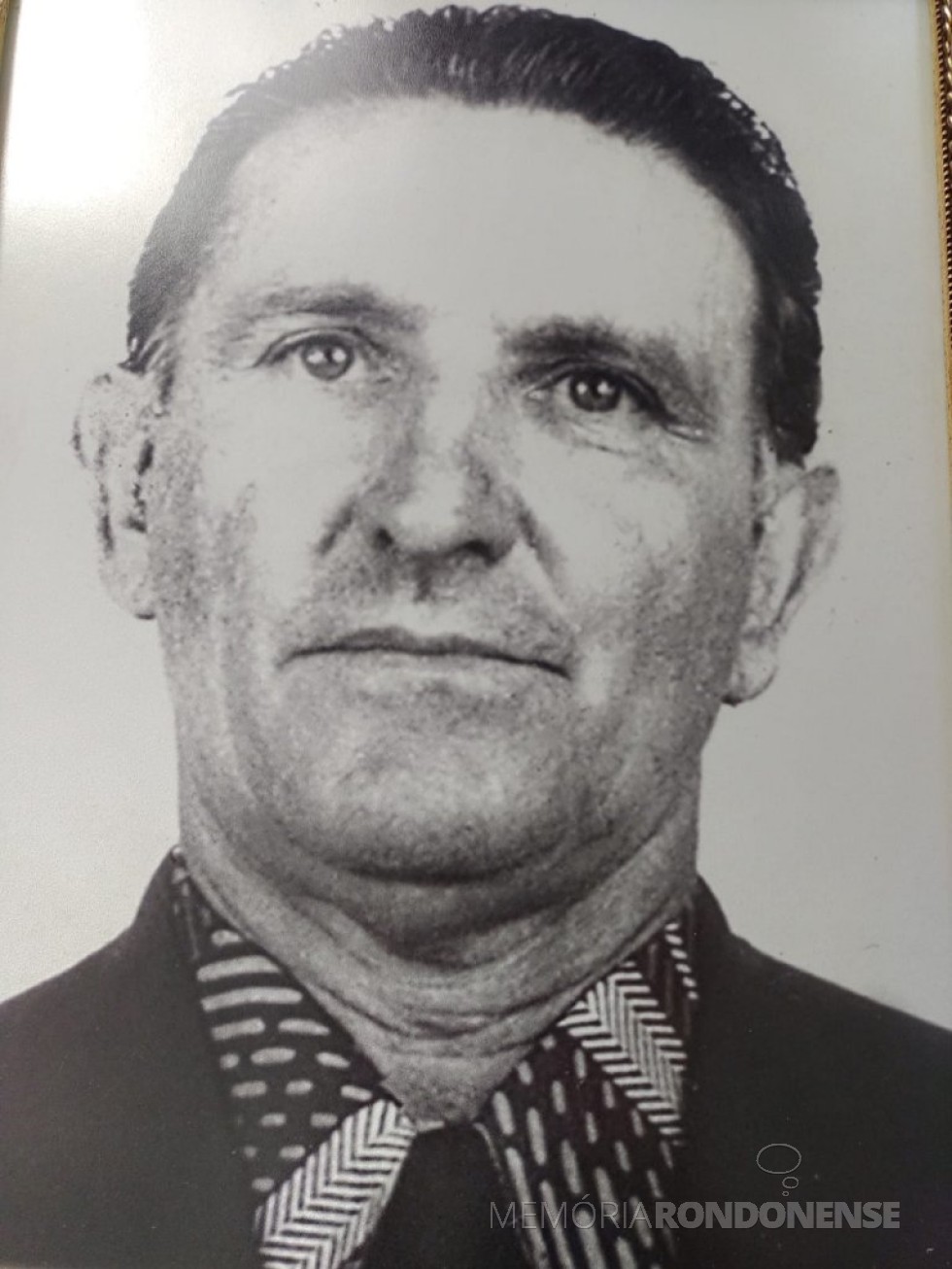 || Pioneiro rondonense Cornelio Rossato, falecido em maio de 1985.
Imagem: Acervo Sergio Rossato - FOTO 9 -