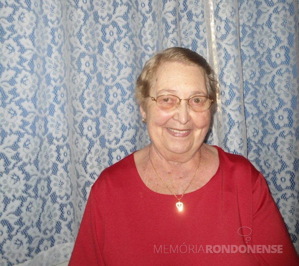 || Pioneira Gertrudes Koch, do distrito rondonense 
de Iguiporã, falecida em começo de maio de 2018. 
Imagem: Acervo da família - FOTO 22 - 