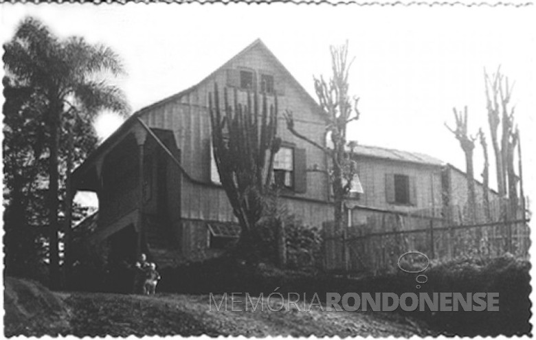 Casa da Família Seyboth, em Ipira, SC, 1951