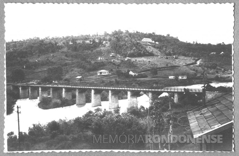 Ipira, vista d cidade vizinha  Piratuba, SC., em 1951.