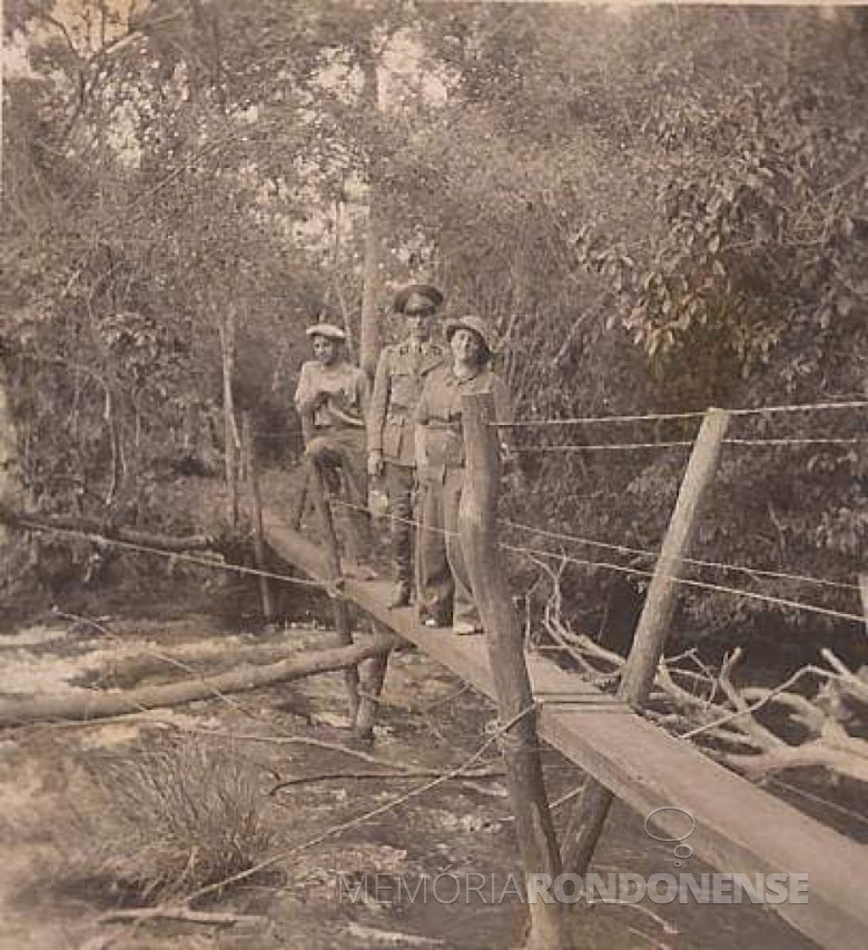Cataratas do Iguaçu do lado argentino, em foto de 1928.
Imagem: Acervo Sérgio Alberto Sanchez.