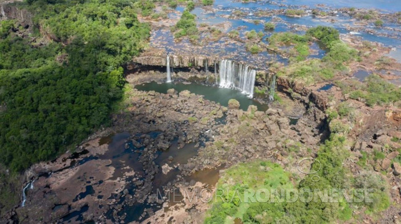 Grande seca do 1º trimestre de 2020.
Imagem: Acervo Portal da Cidade Foz.