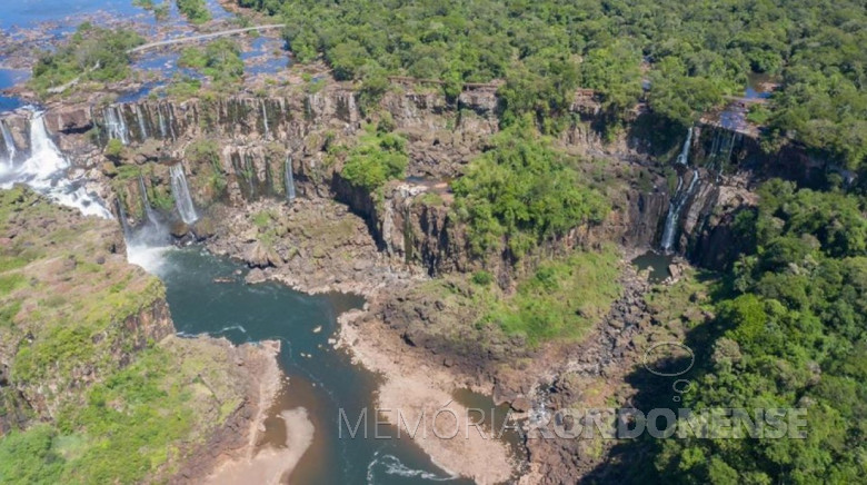 Grande seca do 1º trimestre de 2020.
Imagem: Acervo Portal da Cidade Foz.