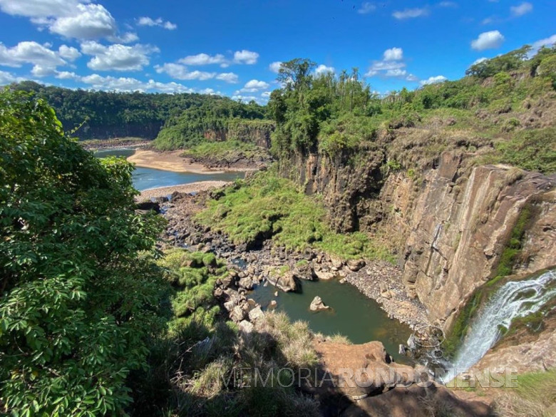 Grande seca do 1º trimestre de 2020.
Imagem: Acervo Portal da Cidade Foz.