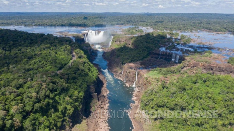 Grande seca do 1º trimestre de 2020.
Imagem: Acervo Portal da Cidade Foz.