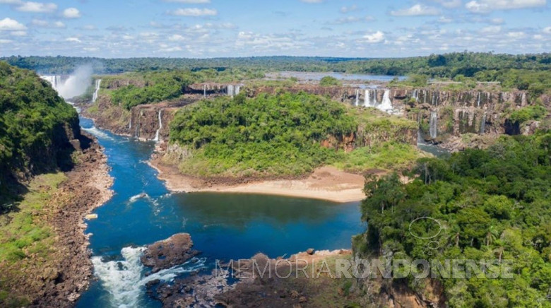 Grande seca do 1º trimestre de 2020.
Imagem: Acervo Portal da Cidade Foz.