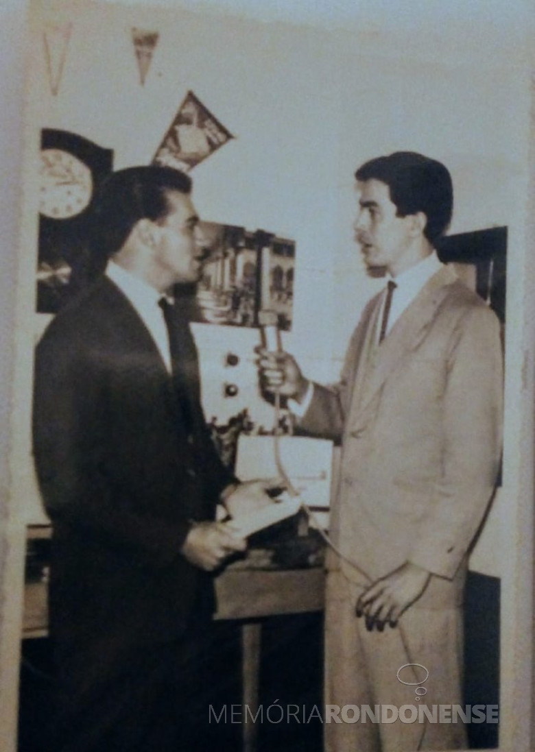Diálogo com o colega Dirceu da Cruz Vianna.