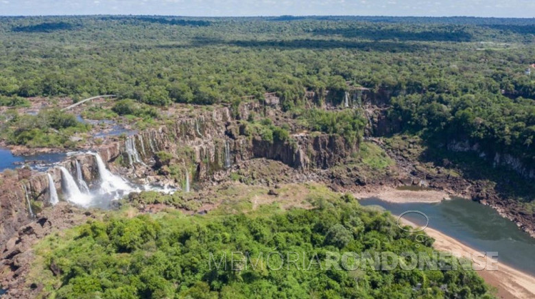 Grande seca do 1º trimestre de 2020.
Imagem: Acervo Portal da Cidade Foz.