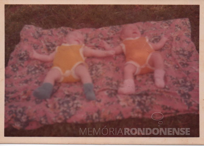 Filhos Darci e Claci.